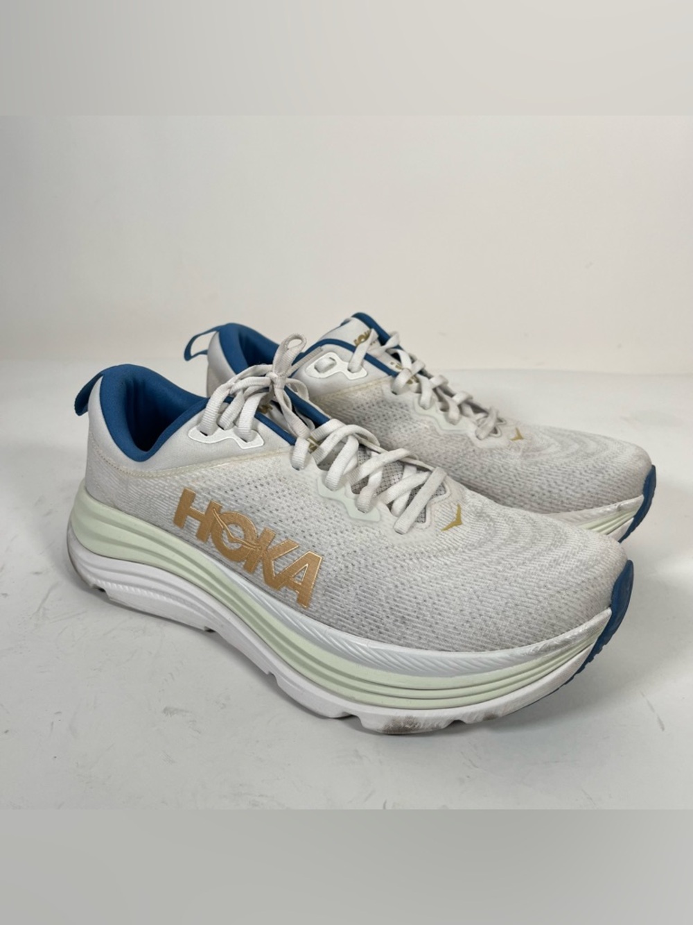 Hoka One One Gaviota 5 Running Shoes Men’s Size 10.5 D Frost Gold